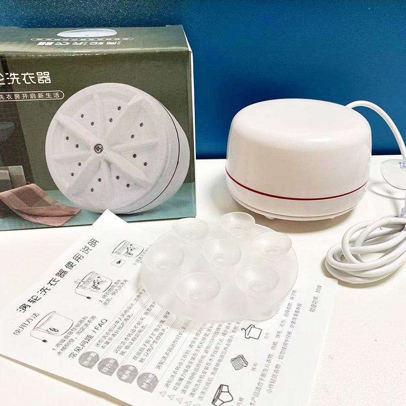 Portable Turbo Ultrasonic Washing Machine