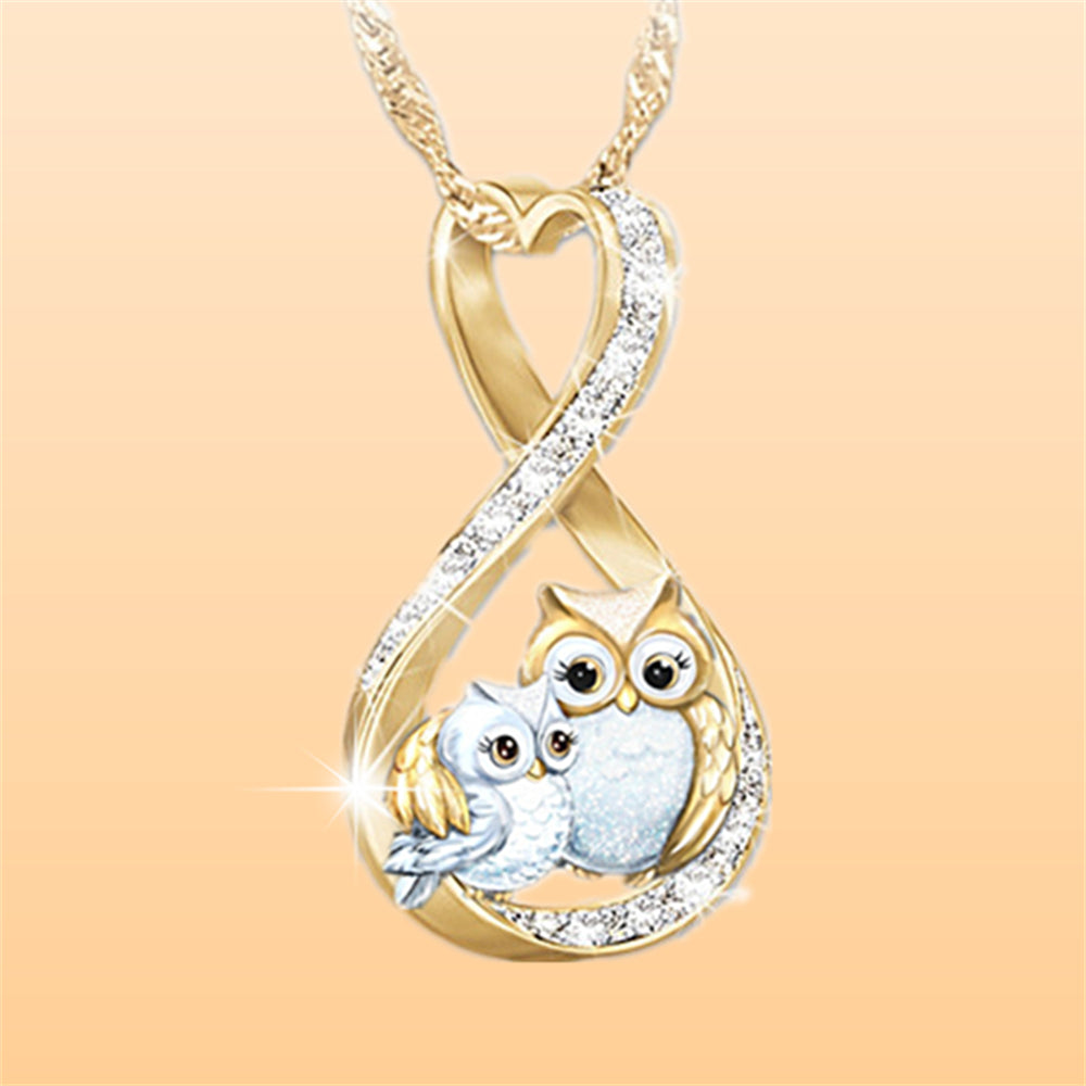 Infinity Owl Necklace