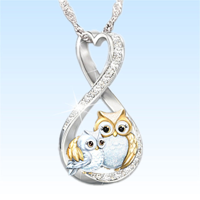 Infinity Owl Necklace