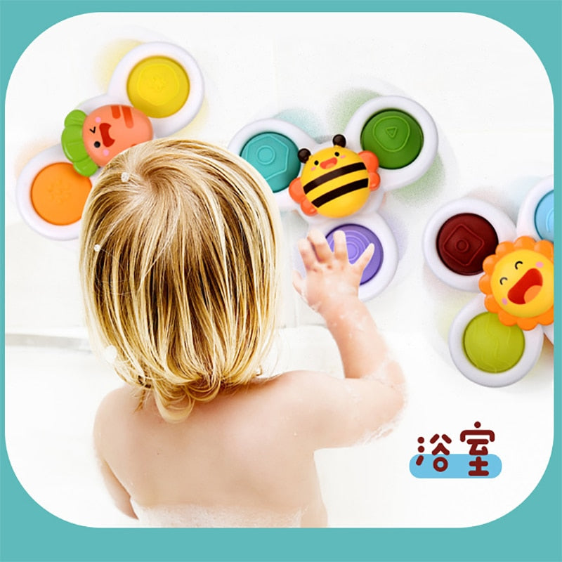 3Pcs Baby Spin and Pop Sensory Toys